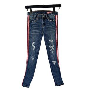 Blank NYC The Mini Mercer Medium Wash Distressed Denim Jeans 10